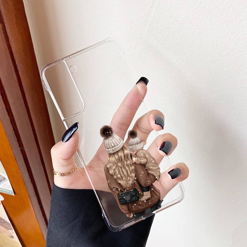 FHNBLJ Etui na telefon dla niemowlaka, mamy, dziewczynki dla Samsunga A 10 20 30 50s 70 51 52 71 4g 12 31 21 31 S 20 21 plus Ultra