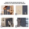 Self Adhesive Cat Scratching Mat Trimmable Gray Carpet Sofa Furniture Protector Indoor Cat Scratch Protection Speaker Box Carpet