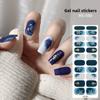 Gel Nail Stickers, 22-finger No-bake Nail Polish Glue, Wearable Nail Pads, Full Application