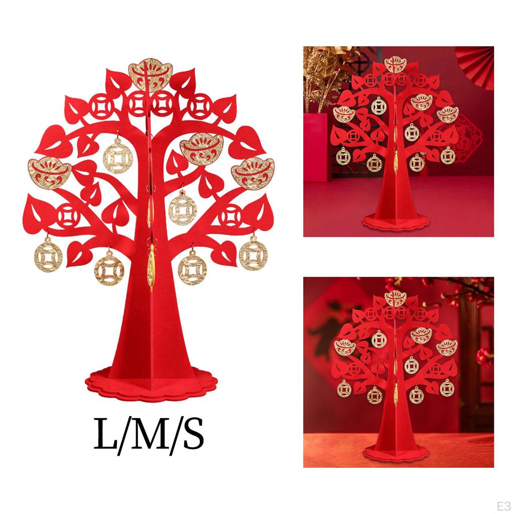 Chinese Year Money Desktop Ornament Traditional Wealth DIY for Home Indoor Decoration