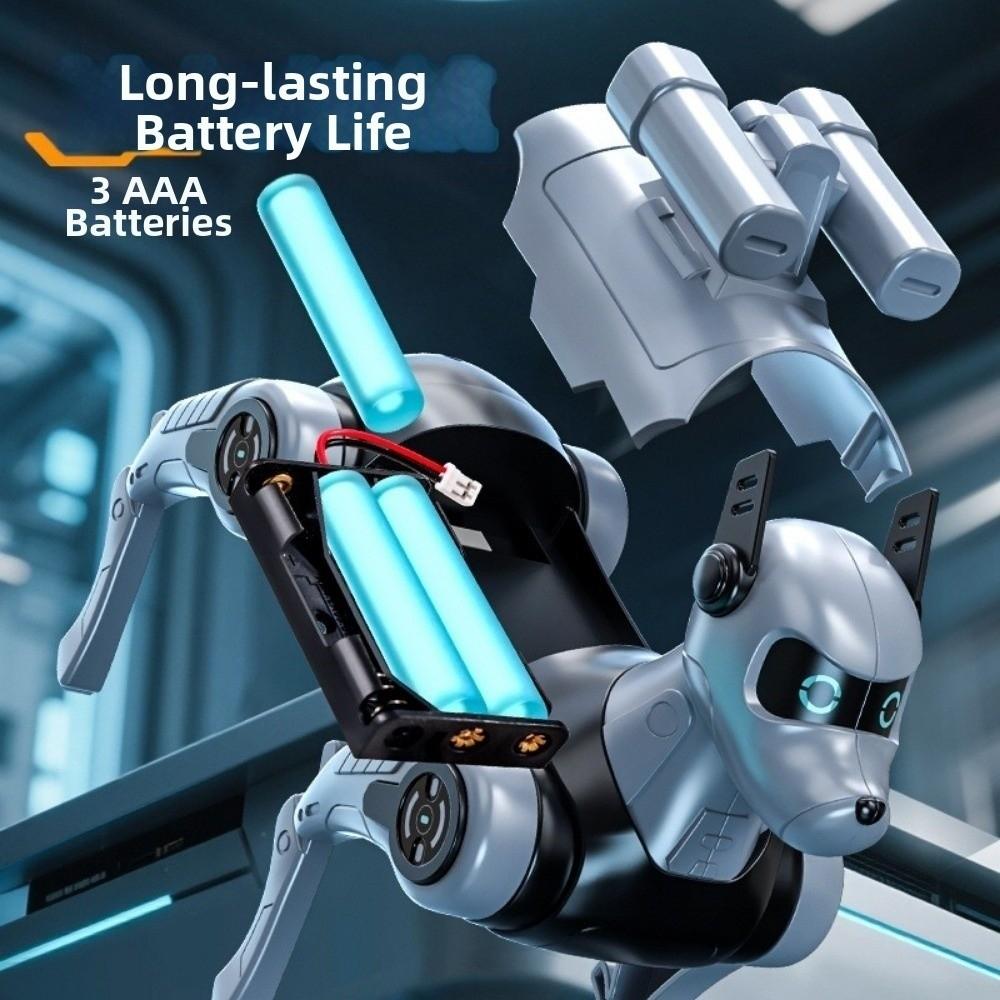 Voice Controlled Electric Robot Dog DIY Assembled Simulated Pet Puppy Interactive Toy