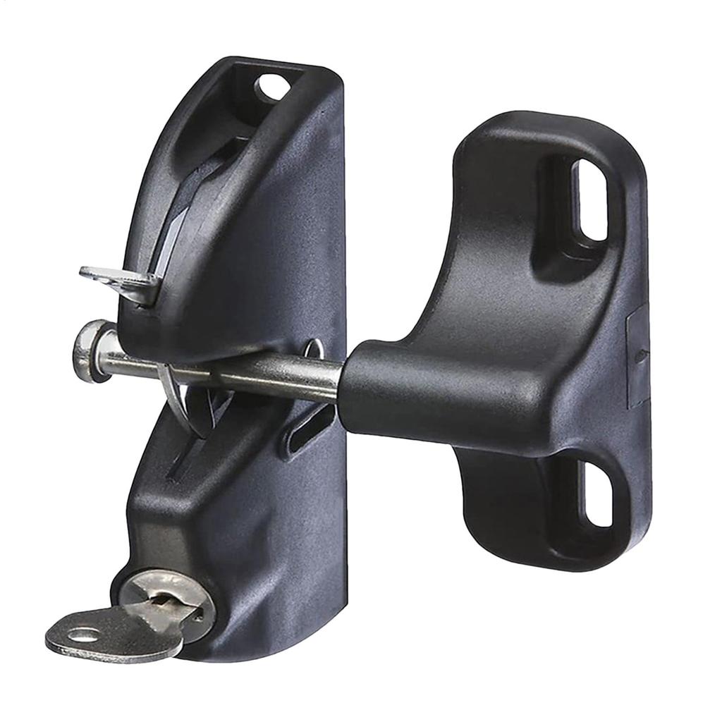 Torriegel Automatischer Verriegelungs-Torverschluss Sicherer Riegel mit 2 Schlüsseln für Holz-Metall-Tür Scheune Bauernhof Viehgehege Garten Terrasse