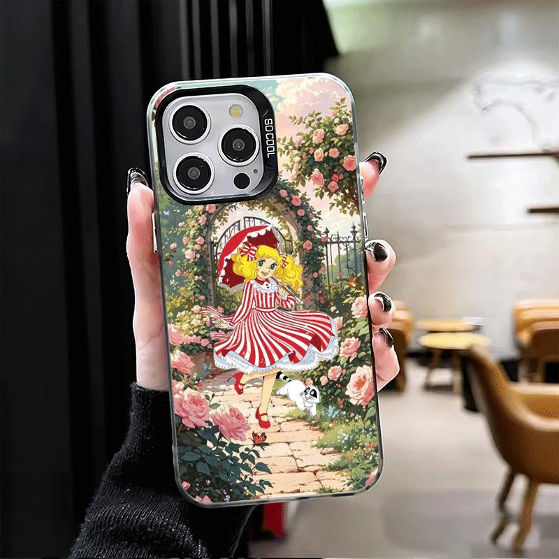 Anime Candy Candy Soft Phone Case for iPhone 15 16 17 Pro Max 17Air 16E 14 Plus 13 12 Mini Shockproof Cover Back Shell