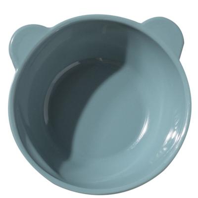 Kitchen Factory Pastel Silicone Bear Baby Food Bowl, Jade Green, 1 Piece, Popular Korean Parenting Items