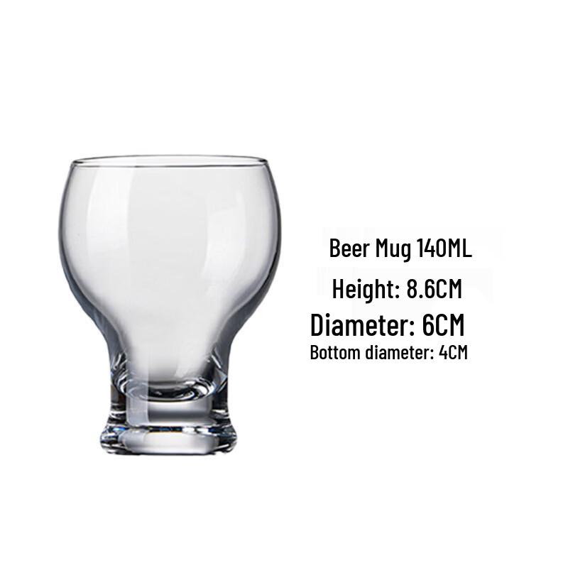 Changqi 140ML E-Style Mini Craft Beer Glasses (Set of 2)