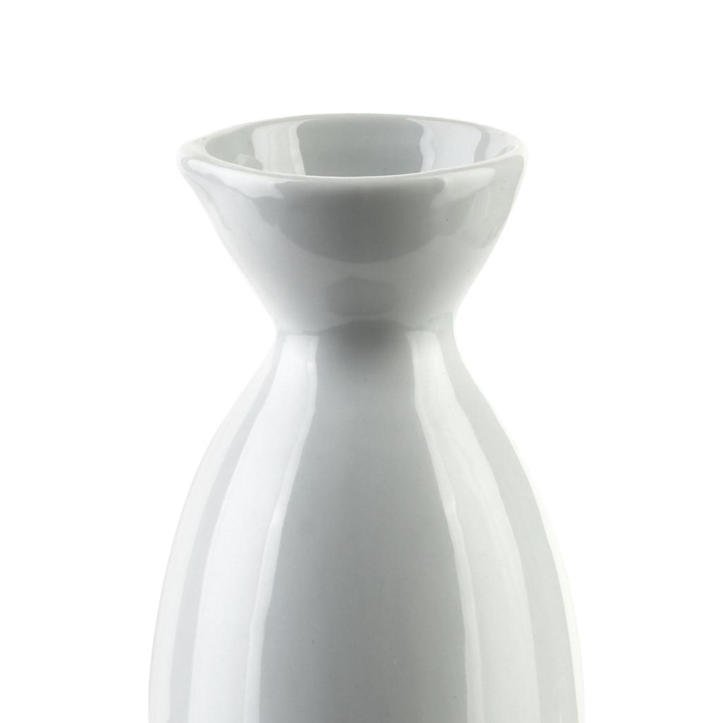 Basic Wazon Na 1 Kwiat 4X5,5X17Cm Porcelanowy Biały