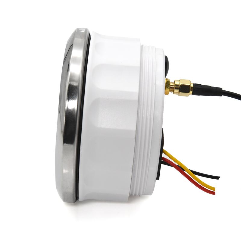 ZMFJH 85MM GPS Speedometer Gauge with GPS Antenna 0-220KMH,0-140MPH Speed Meter for Marine Boat Yacht Auto Car 12V24V