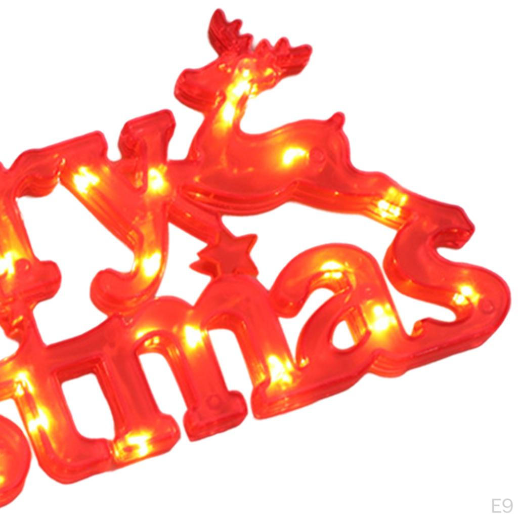 Letter Light Signs Night Decorative LED Bead Lights for Christmas Garland Gift