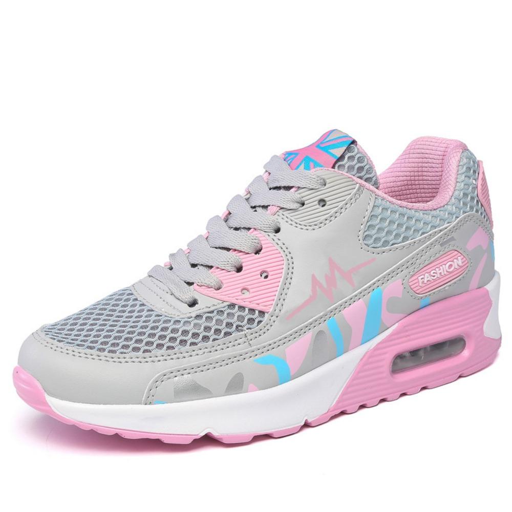 

Легкие и дышащие спортивные кроссовки Spring Mesh 35 серый/розовый