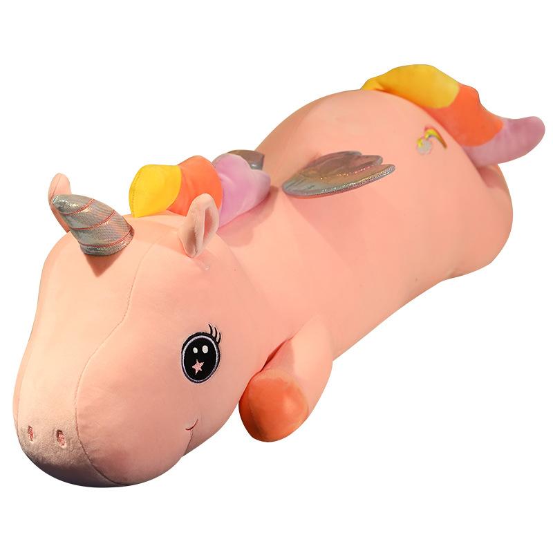 New Rainbow Unicorn Large Pillow Doll Plush Toy Doll Doll Girls Birthday Gift