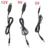 USB Power Boost Line Module DC To DC 5V 9V 12V Step-up USB Boost Cable Adapter Cable Converter 5.5mm*2.1/2.5mm Plug Box Packed