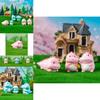 Delightful Resin Dinosaur Desk Decoration Fun Cartoon Animal Figurine