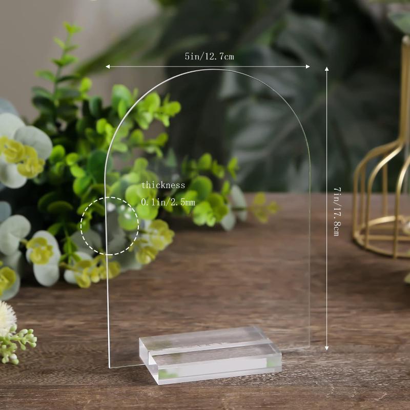 Arch Acrylic Blank Stock Sheet Wedding Sign For Diy Stand Arch Acrylic Blank Sign Wedding Blanks For Wedding Signs Clear Signs