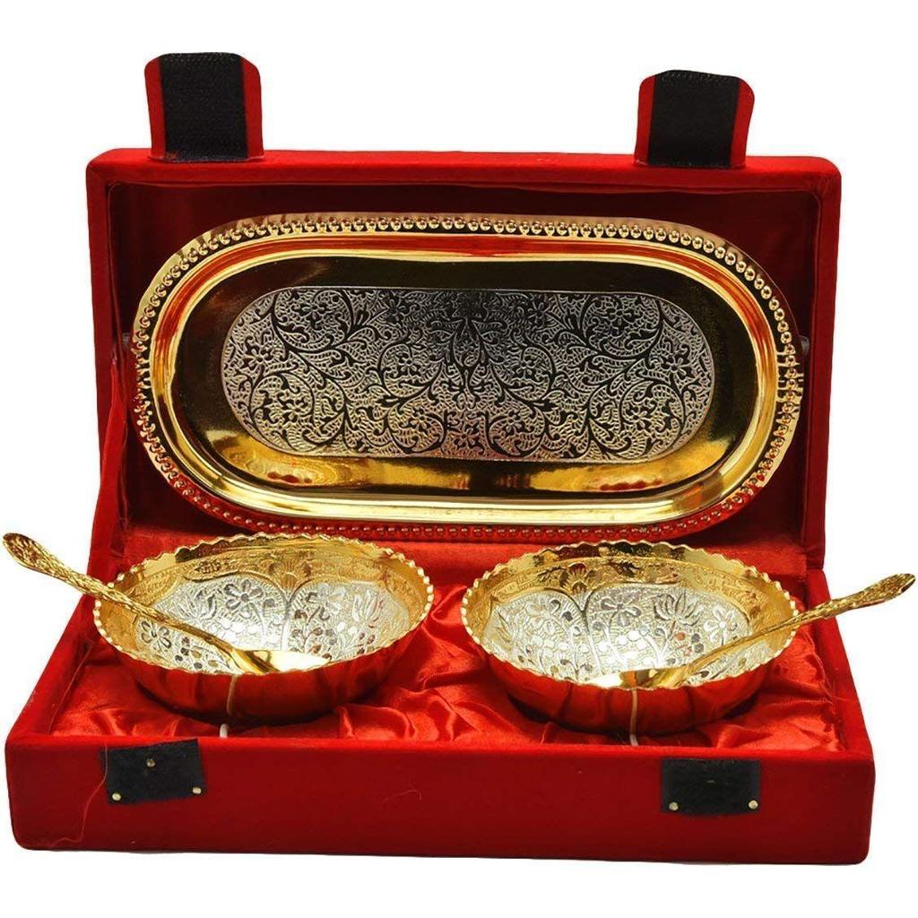 Dünya Alman Gümüş Kase Seti Kraliyet Kadife Kutu Kapsülü