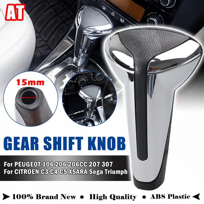 For Peugeot 106 206 207 307 308 408 607 608 Citroen C3 C4 C5 XSARA Sega Triumph C2 Elysee AT Automatic Gear Shift Shifter Knob