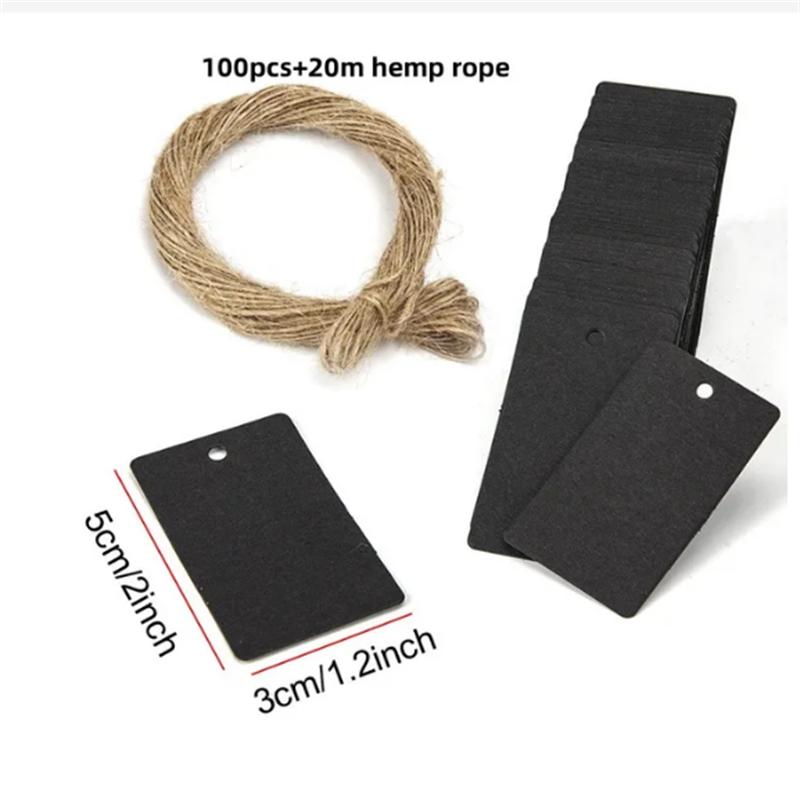 100pcs+20m hemp rope. Thank you for celebrating with us. Handmade tags, gift decorations, blank price tags