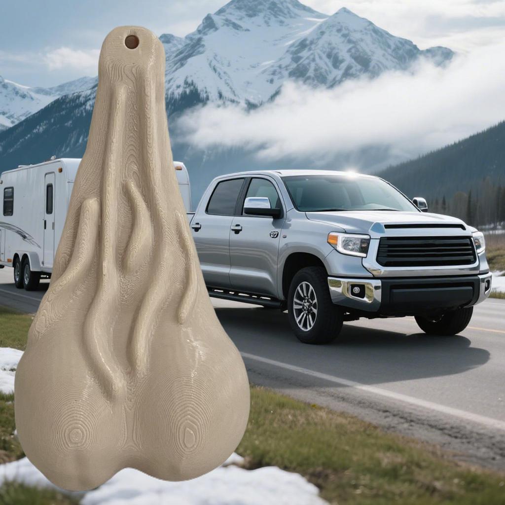 ABS Truck Balls Nuts Decorative Bumper Ornaments Funny Prank Gag Automotive Vehicle Decoration Accessories For Truck SUV