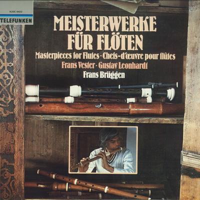 LP Record VARIOUS - Baroque Flute Masterpieces K20C8422 TELEFUNKEN 1983 Japan Obi Classical Used