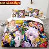 Hunter X Hunter 3D Japanese Anime Bedding Set Printed Set Duvet Cover Sheet Pillowcase Bed Soft Quilt Cover Full Queen King Size