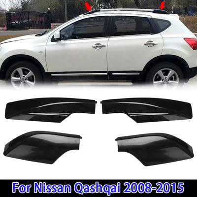 1/4 Piezas Cubierta Final de Barra de Riel de Baca para Nissan Qashqai 2008-2015