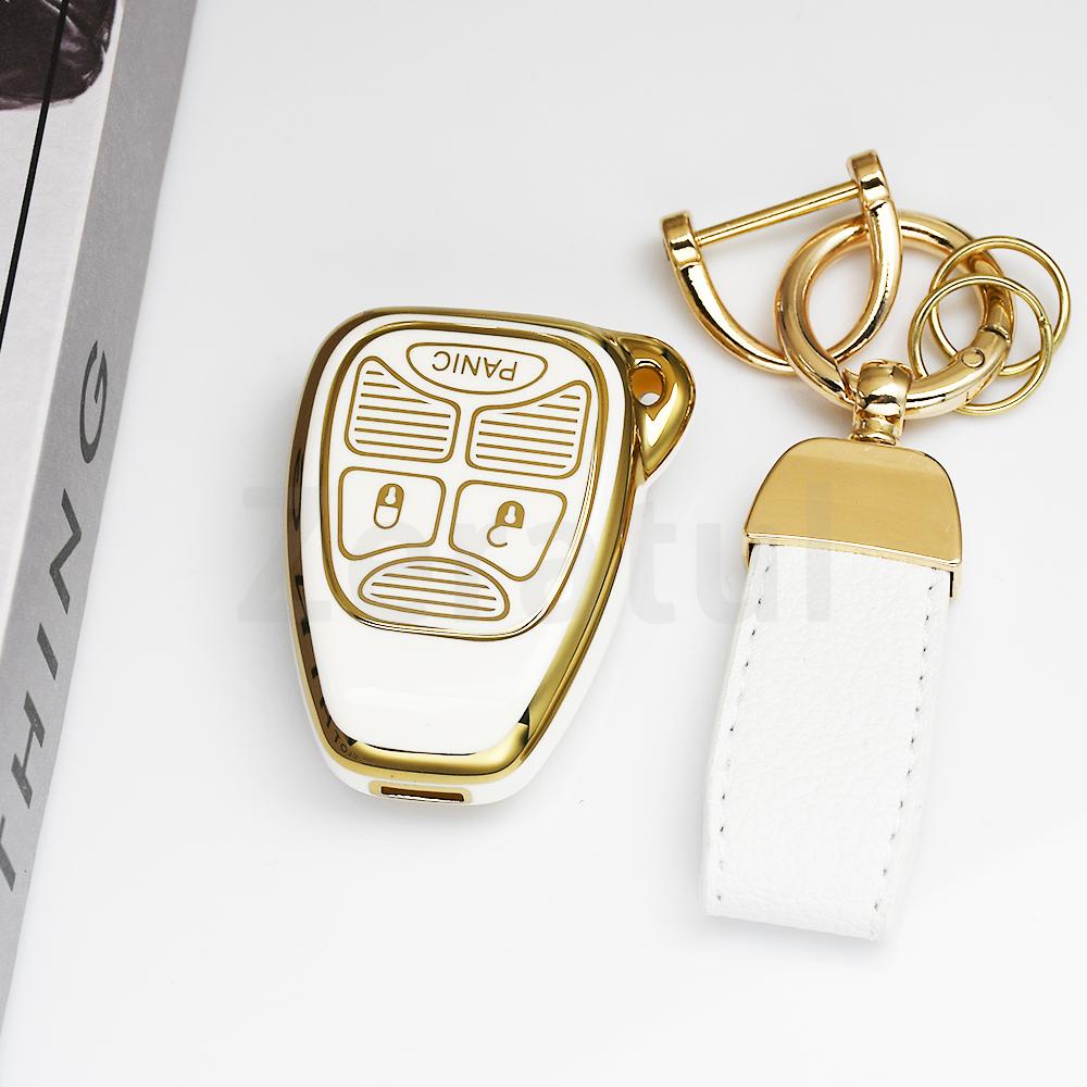 Car Key Case Cover For Jeep Chrysler 300C Avenger Sebring Chrysler 200 Aspen Dodge Charger Commander Grand Cherokee Liberty