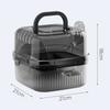 Hamster Cage Out Portable PP Semi-transparent Running Wheel Cage Large Space Hamster Cage Pet Supplies With Water Feeder Bottle