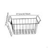 2 Pieces Deep Freezer Steel Wire Baskets Refrigerator Basket Practical