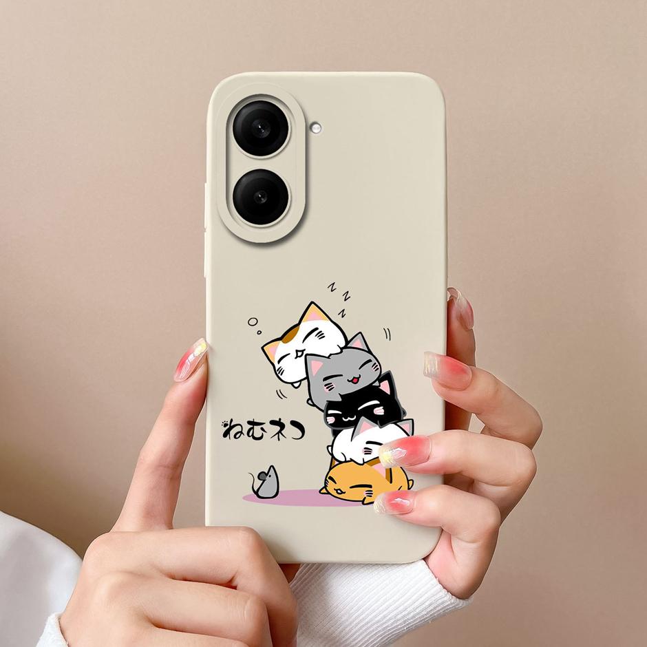 

Для Redmi A5 Чехлы Блестящий Цветок Кот Защитный Ударопрочный Противоударный Художественный Модный Задний Чехол Для XiaomiA5 RedmiA5 Capa Redmi A5 (Global)