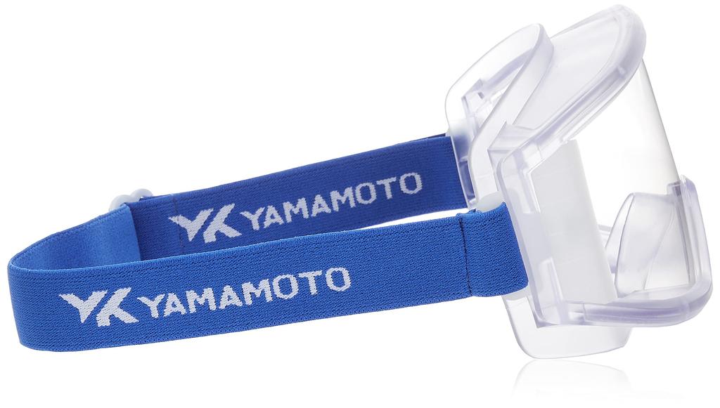 Yamamoto Kogaku Droplet and Infection Compatible with Large Eyeglasses and Clear Hard Coat Made In UV Protection YG-5601 Non-Vented Goggles,