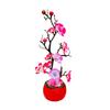 1PC Home Decoration Oriental Style Natural Bonsai Mini Single Stem Desktop Artificial Plant