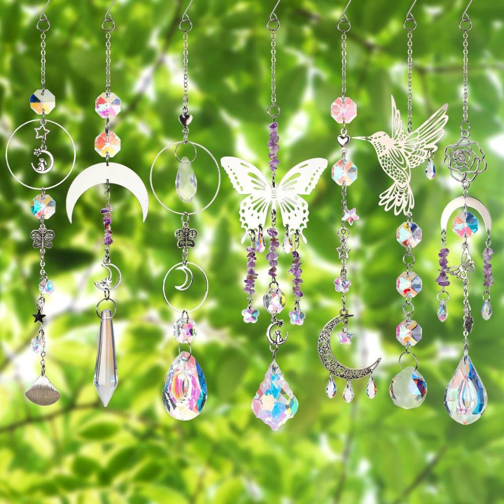 400Pcs Colorful Sun Catcher Arts DIY Suncatchers DIY Making Supplies Home Decor