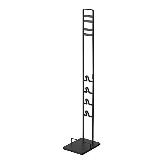 Cordless Cleaner Stand Black Tower Cordless Cleaner Stand Vacuum Cleaner Storage Stylish Yamazaki Jitsugyo