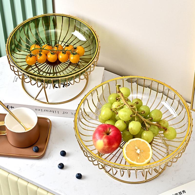 Elegant Fruit and Snack Display Tray for Living Room Coffee Table