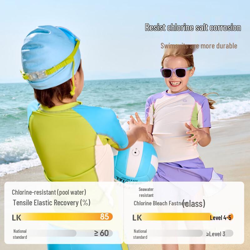 Lemonkid Kids' Sun Protection Split Swimsuit Set