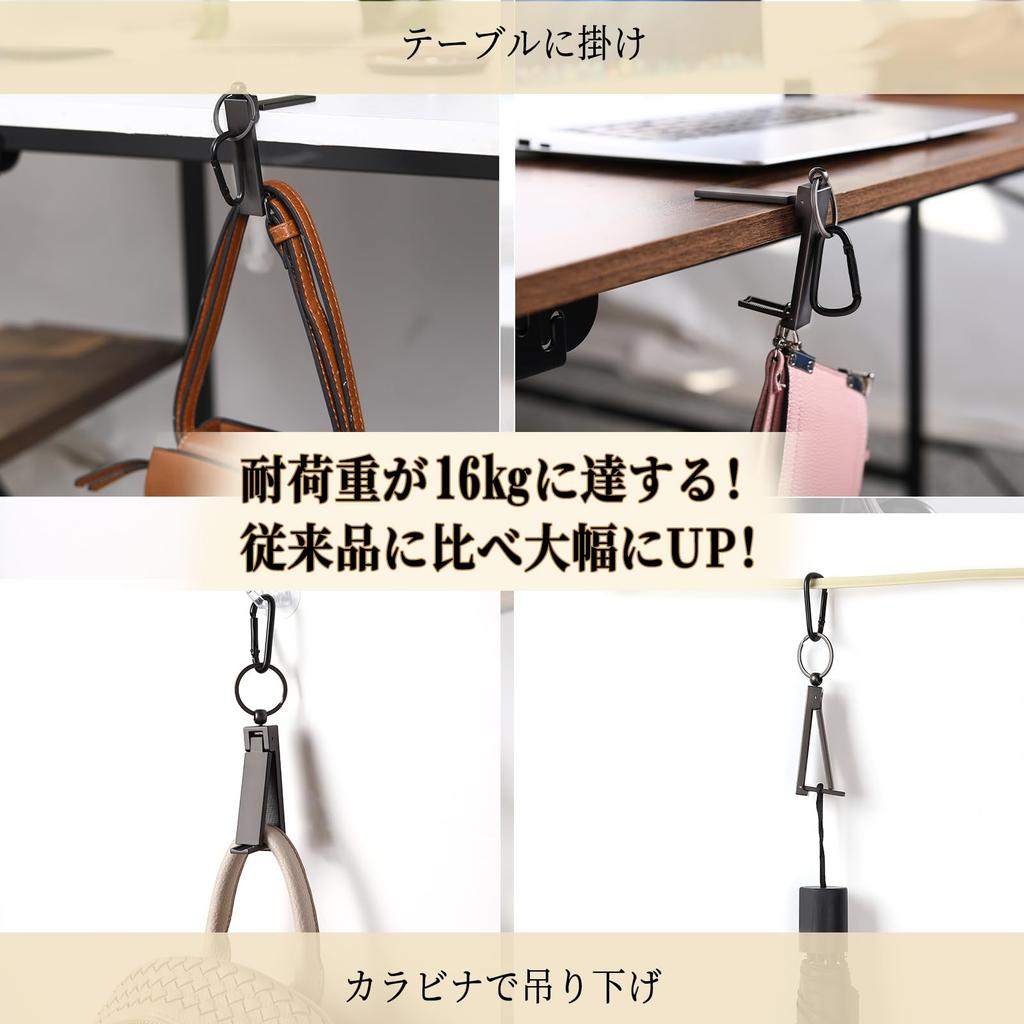 Labato for Bag 16kg Weight Table Bag Backpack Versatile Bag Desk Smartphone Key Perfect for Business and Birthday Gift [New 2025!] Hanger, Hook,