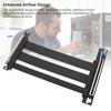 PCIe 5.0 X16 Riser Cable 90 Degree Right Angle 128Gbps Shielded PCIE 5.0 X16 GPU Extension Cable for PC Case Server ITX