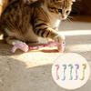 Plush Dinosaur Cat Toy Interactive Cat Chew Bite Toy with Natural Fruits Self Play Kicker??Toy for Indoor Cats Kittens