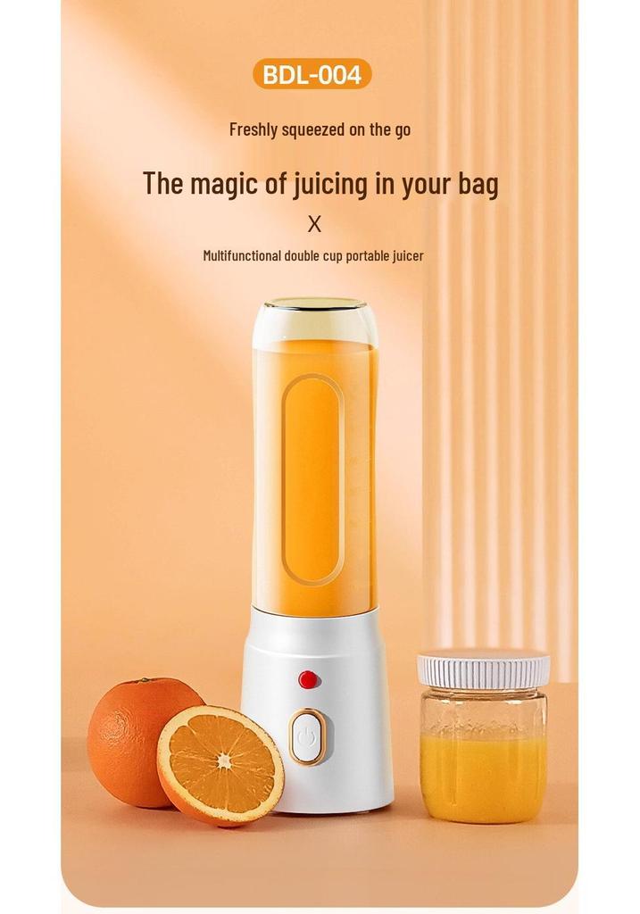 Compact Rechargeable Multi-Function Juicer & Ice Crusher for Baby Food, Smoothies, and Fruit Juice