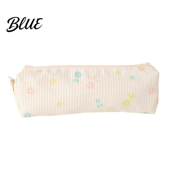 School Supplies Pouch Cute Floral Pencil Case Mini Cotton for Pens Pencils Erasers
