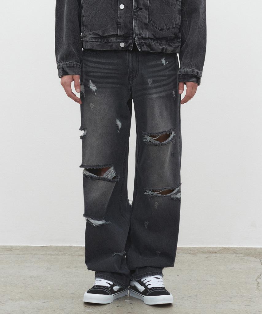 DECET Both Sides Destroy Jeans Dcpt037Blackb