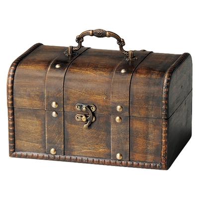 GEWÄCHSHAUS Schatztruhe Topf L Braun K.E.I. 3941-C