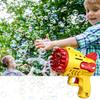 Bubble Machine 29 Hole Automatic Soap Bubble Machine Outdoor Toy For Boys Birthday Gifts Wedding Party Children Summer Gift