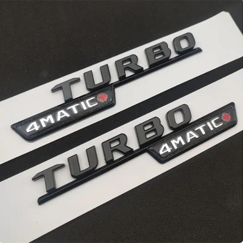 3D ABS Black Silver GLE53 Logo Letters Car Trunk Badge Fender TURBO 4MATIC Emblem Sticker For GLE53 AMG W166 W167 Accessories