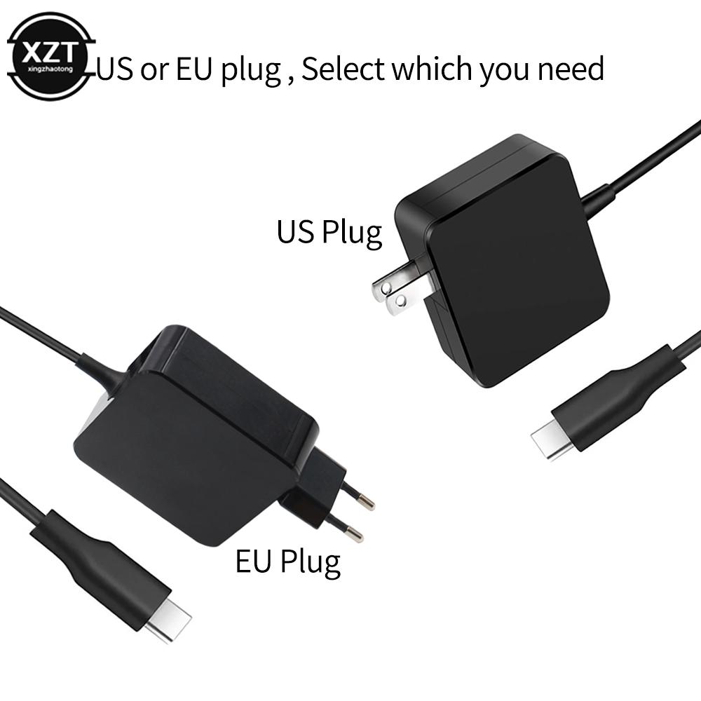 65W Max 60W 45w USB C Type C Phone Laptop Charger Power Adapter For MacBook ASUS ZenBook Lenovo Dell Xiaomi Air HP Sony Power