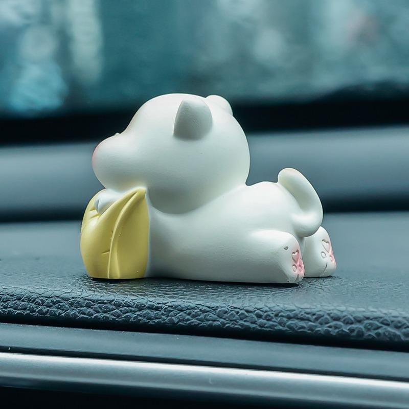 Adorno de Gato Mini para Coche Universal Tablero Consola Central Gato de Dibujos Animados Colgante Decorativo DIY Accesorios de Decoración para Coche Hogar