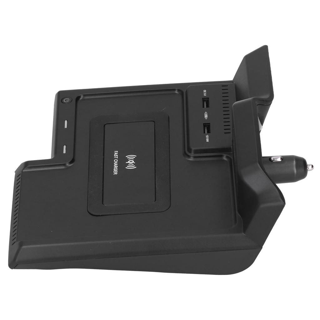 15W Car Wireless Charger QI Fast Charging Phone Holder 2 QC3.0 USB Ports Fit for Avalon 2019 2020