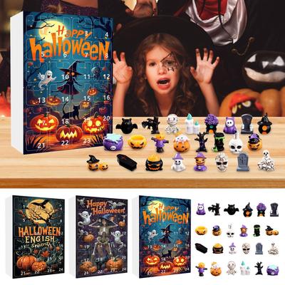 24-Tage-Countdown Halloween Horror Adventskalender Alpträume Vor dem Adventskalender Kalenderpuppe Kinder Gesammelte Charakter Geschenke