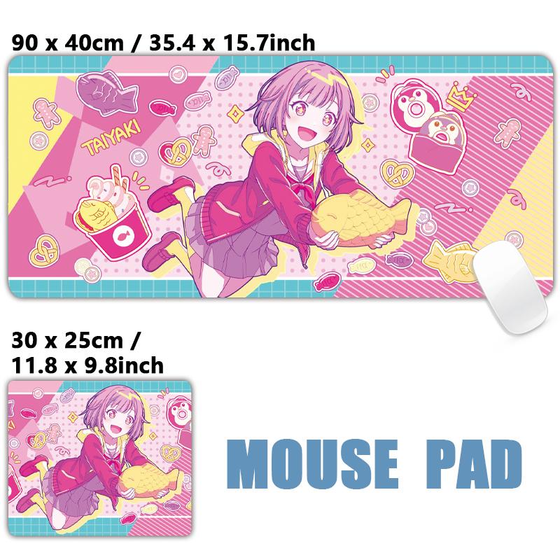 Project Sekai Geburtstag Voller Charakter 25-ji Nightcord de PJSK Mauspads Tischmatten Gaming XXL Anime Mauspads Tastatur Desktop Matten