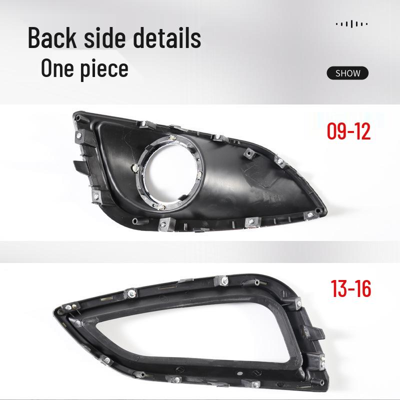 Fog Light Cover & Protector for 09-16 Hyundai IX35 Front Bumper Grille