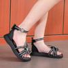 Girls sandals fashion Korean version of the soft-soled open-toed rhinestone student beach shoes